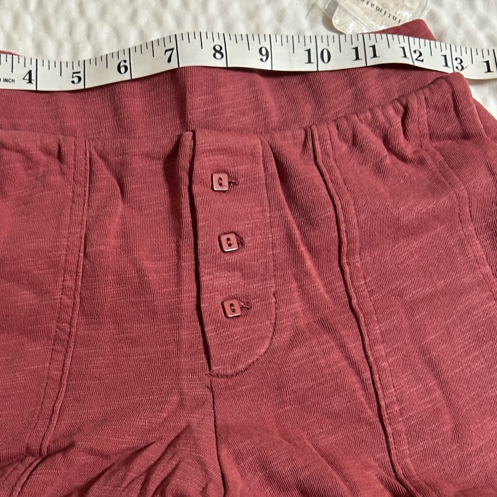 Free People Intimately Babe I'm Yours Slim Flares. Color Wine /Board - Picture 3 of 8
